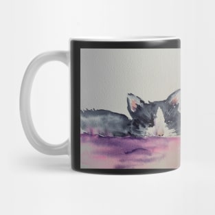 Sleepy kitty Mug